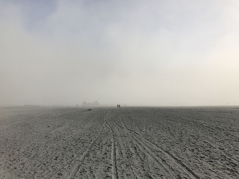 Vue du désert de Bromo