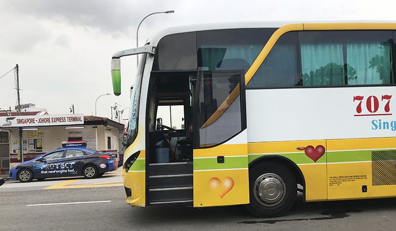 bus de Singapour à Malacca